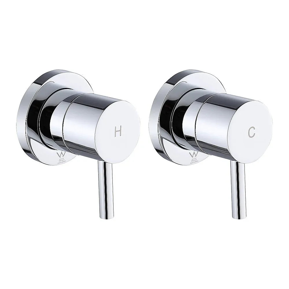 Bathroom Shower Bath Hot and Cold Mixer WATERMARK Certified in Chrome - Mekamart Australia
