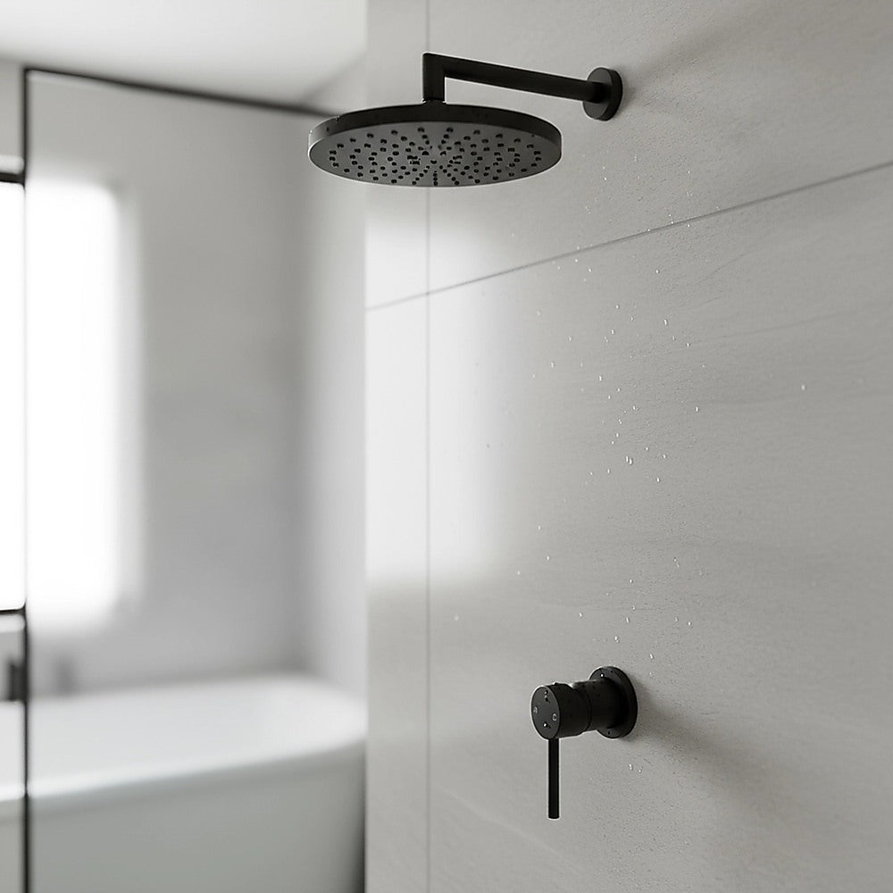 Single Round Shower Bath Mixer Tap Bathroom WATERMARK Approved