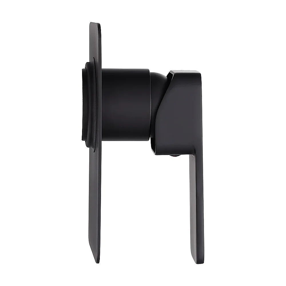 Single Square Shower Bath Mixer Tap Bathroom WATERMARK Approved in Black