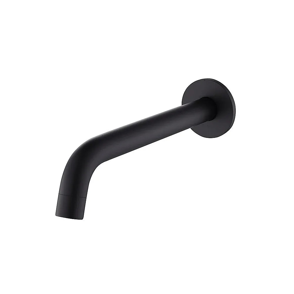 220mm Bath Spout in Matte Black Finish - Mekamart Australia