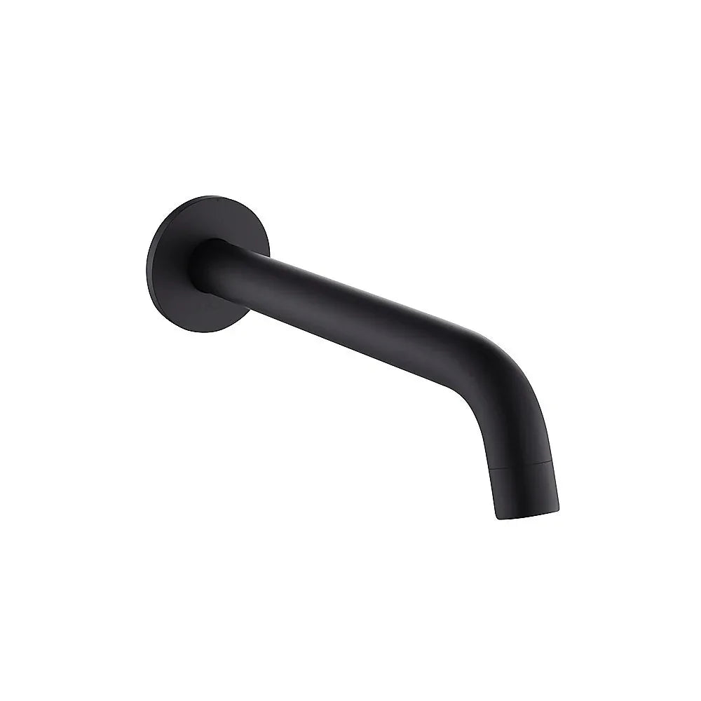 220mm Bath Spout in Matte Black Finish - Mekamart Australia