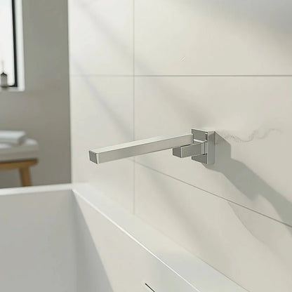 Bath In Wall Swivel Spout in Polished Chrome Finish - Mekamart Australia
