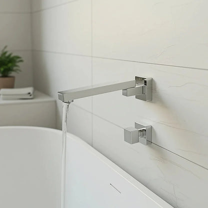 Bath In Wall Swivel Spout in Polished Chrome Finish - Mekamart Australia