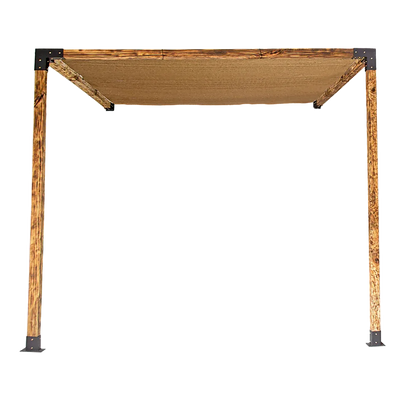 Roof Pergola Gazebo Shed Matte Black Steel Brackets and Coffee Screen DIY Kits - Mekamart Australia