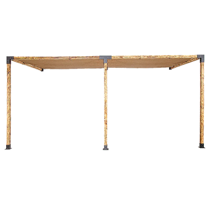 Roof Pergola Gazebo Shed Matte Black Steel Brackets and Coffee Screens DIY Kits - Mekamart Australia