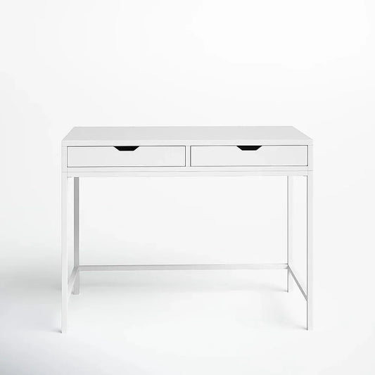 White Computer Desk – Modern PC Laptop Table for Gaming, Home Office, or Study Space Furniture - Mekamart Australia
