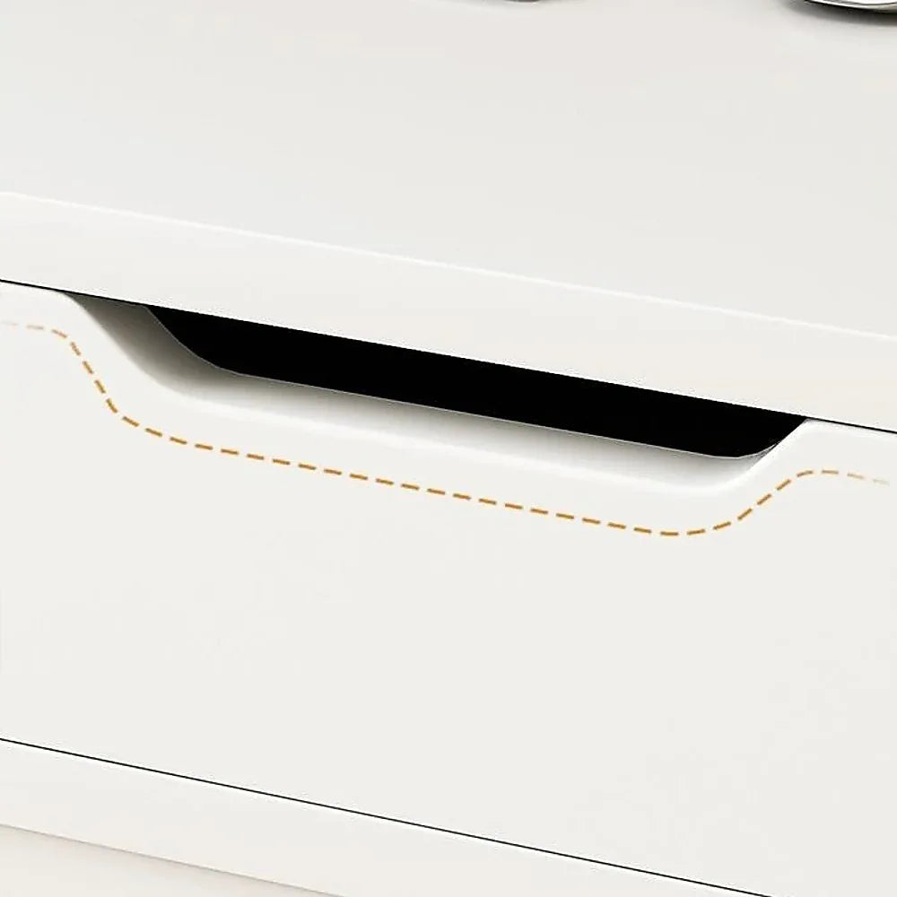 White Computer Desk – Modern PC Laptop Table for Gaming, Home Office, or Study Space Furniture - Mekamart Australia