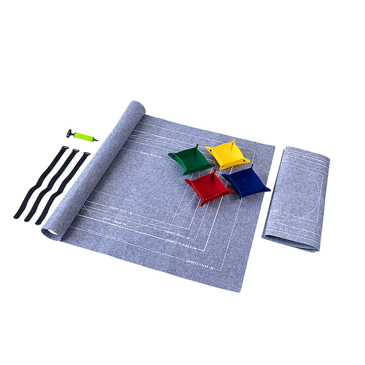 Puzzles Rollers 2 Sets Table Jigsaw Puzzles Felt Mat Board Inflator Puzzle Blanket