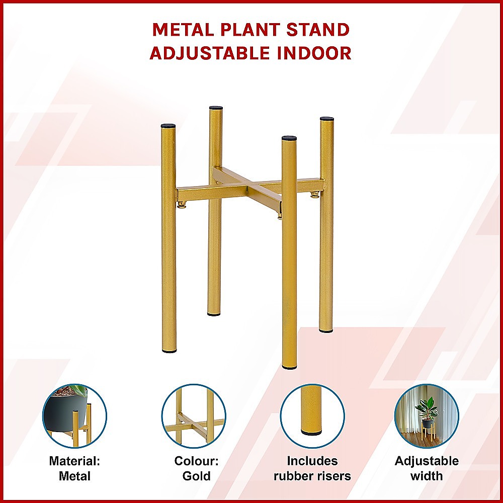 Metal Plant Stand Adjustable Indoor