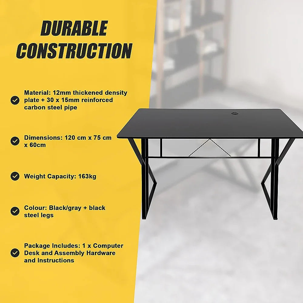 Computer Desk Home Office Study Writing Workstation Gaming - Mekamart Australia