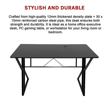 Computer Desk Home Office Study Writing Workstation Gaming - Mekamart Australia