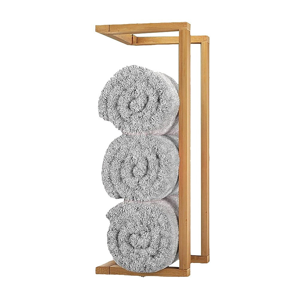 Wall Towel Rack for Rolled Towels Bathroom Storage