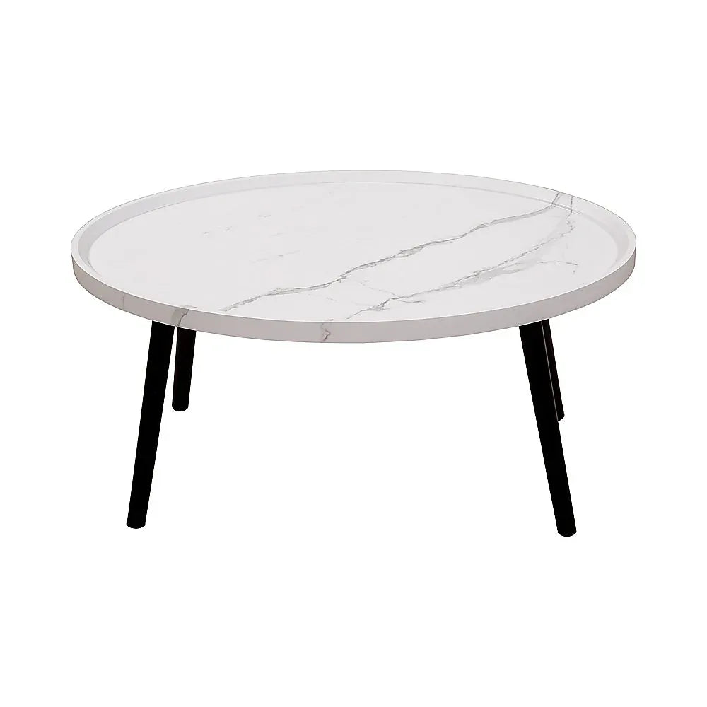 Oval Coffee Table Mid Century Modern Minimalist Display - Mekamart Australia