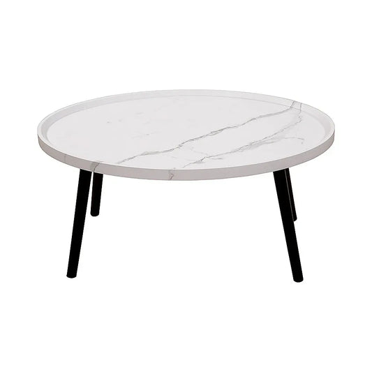 Oval Coffee Table Mid Century Modern Minimalist Display - Mekamart Australia