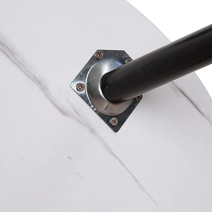 Oval Coffee Table Mid Century Modern Minimalist Display - Mekamart Australia