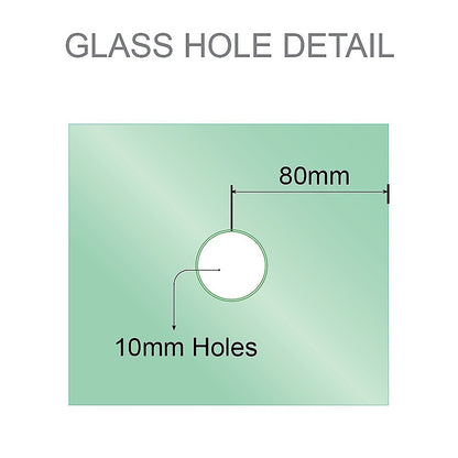 Brass Shower Door Square knob Handle in Gunmetal