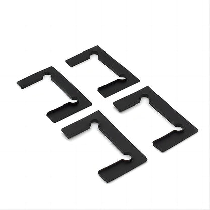 180 Degree Stainless steel Glass to Glass Shower Door Hinge in Black