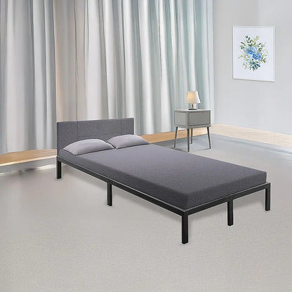 King Single Full Metal Bed Frame Base – Sturdy Steel Bed Base for Australian Mattress - Mekamart Australia