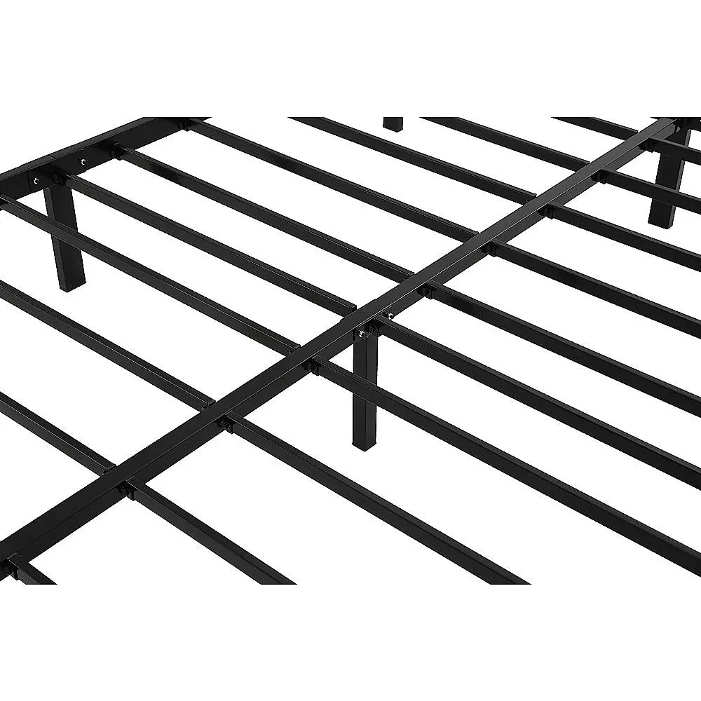King Single Full Metal Bed Frame Base – Sturdy Steel Bed Base for Australian Mattress - Mekamart Australia