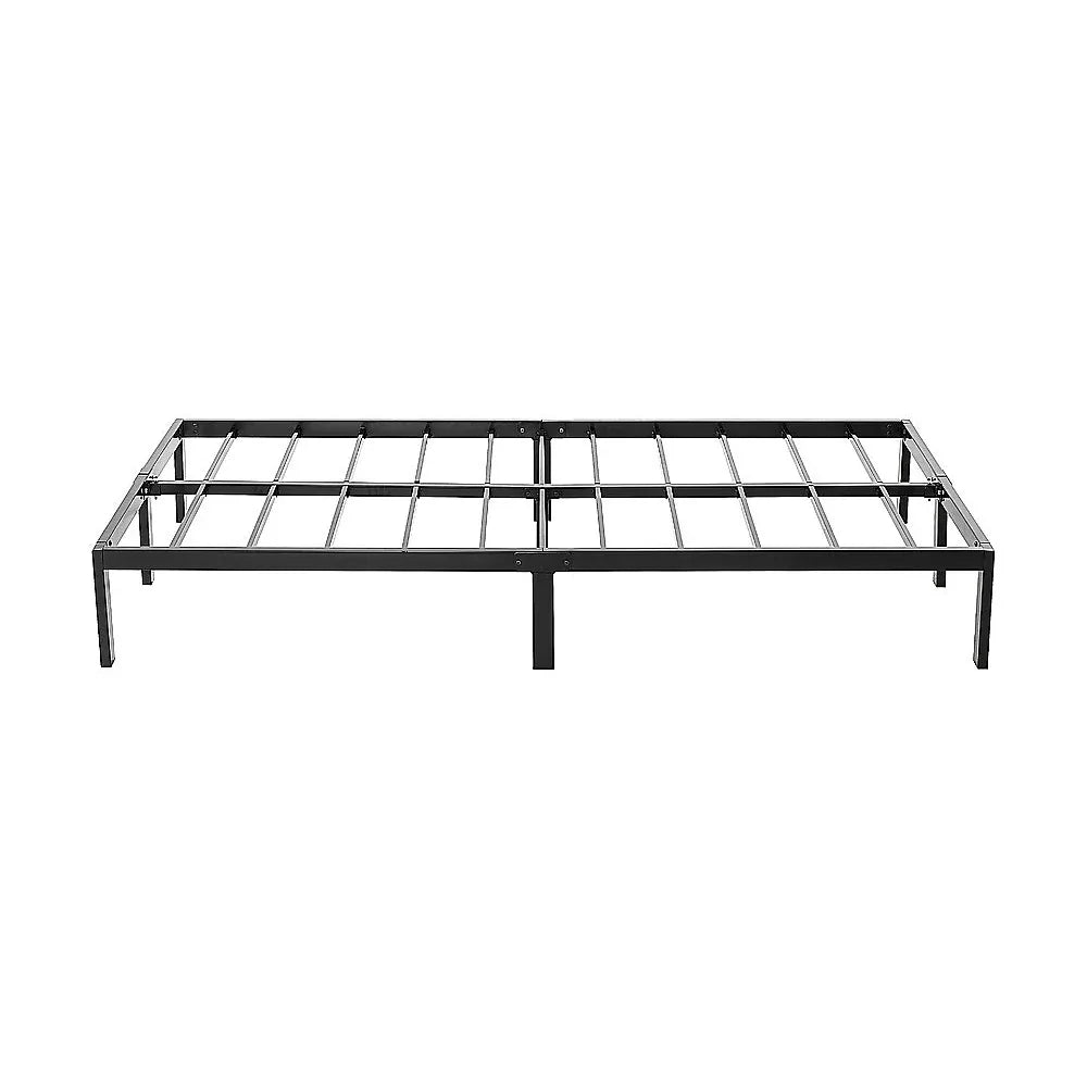 King Single Full Metal Bed Frame Base – Sturdy Steel Bed Base for Australian Mattress - Mekamart Australia