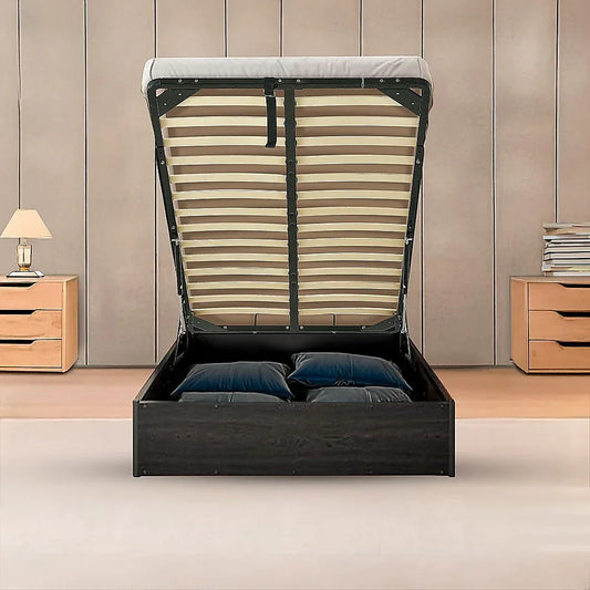 King Single Gas Lift Bed Mechanism with Frame – Storage Platform & Sofa Bed Kit