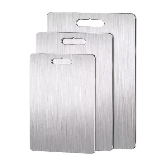 3 x 304SS Cutting Chopping Board Stainless Steel