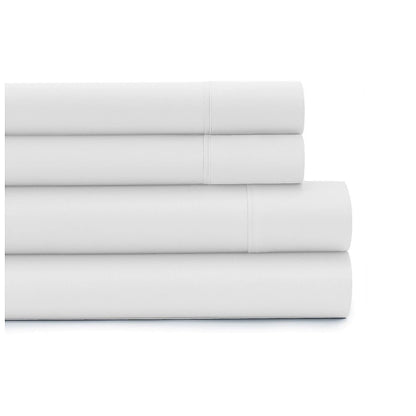 Queen Bed Sheet Set – 1800 Series Microfiber, Deep Pocket, Soft & Breathable, White