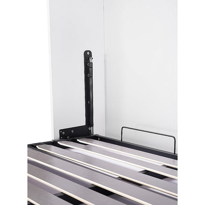 Double DIY Wall Bed Hardware Kit with Silver handle – Frame & Mechanism for Custom Build