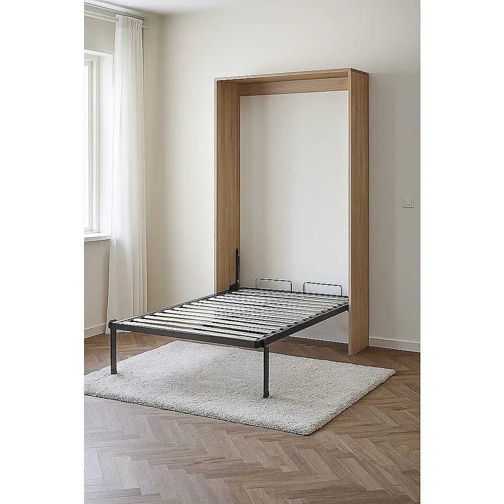 Queen DIY Wall Bed Hardware Kit with Silver handle – Frame & Mechanism for Custom Build - Mekamart Australia