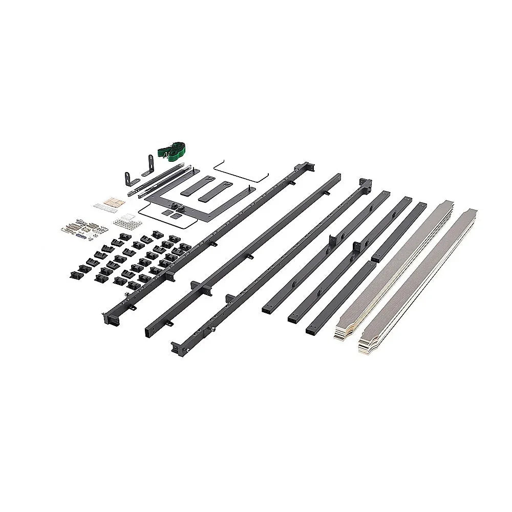 Queen DIY Wall Bed Hardware Kit with Silver handle – Frame & Mechanism for Custom Build - Mekamart Australia