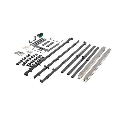 Queen DIY Wall Bed Hardware Kit with Silver handle – Frame & Mechanism for Custom Build - Mekamart Australia