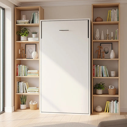 Single DIY Wall Bed Hardware Kit with Gold handle – Frame & Mechanism for Custom Build