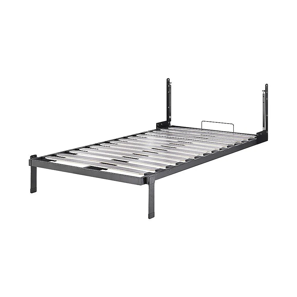 King-single DIY Wall Bed Hardware Kit with Black handle – Frame & Mechanism for Custom Build