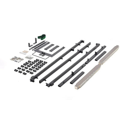 King-single DIY Wall Bed Hardware Kit with Black handle – Frame & Mechanism for Custom Build