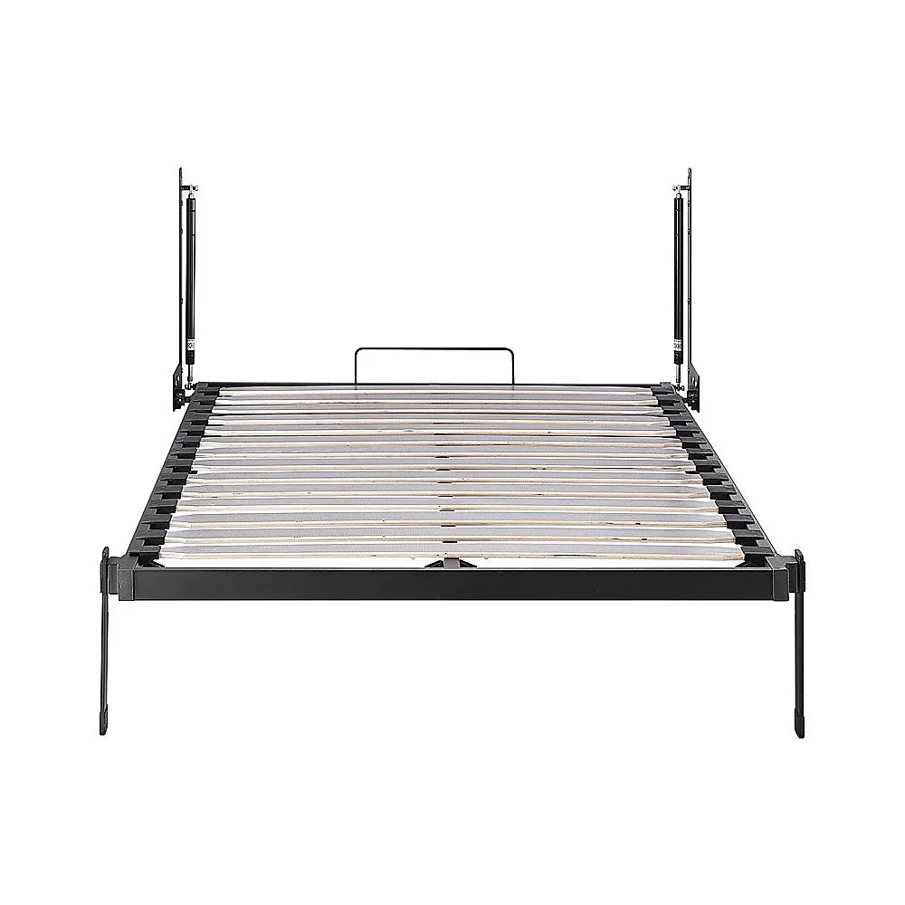 King-single DIY Wall Bed Hardware Kit with Black handle – Frame & Mechanism for Custom Build