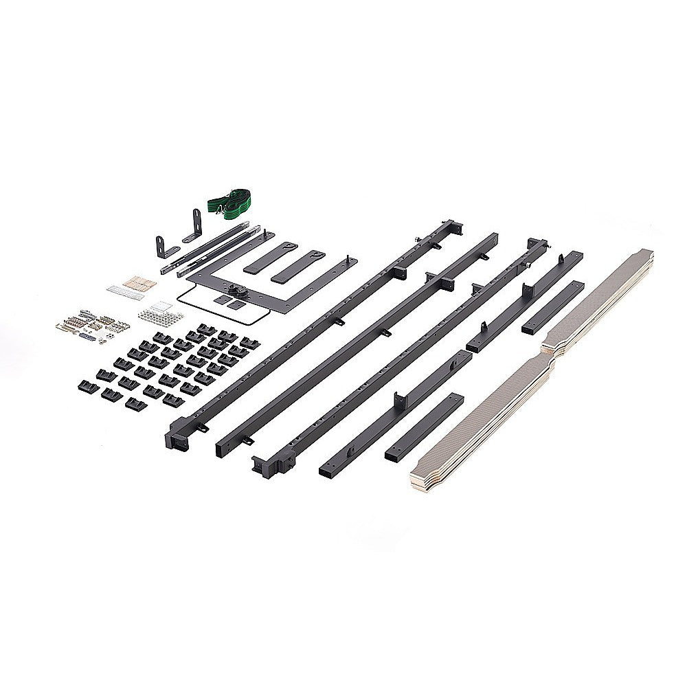 King-single DIY Wall Bed Hardware Kit with Gold handle – Frame & Mechanism for Custom Build