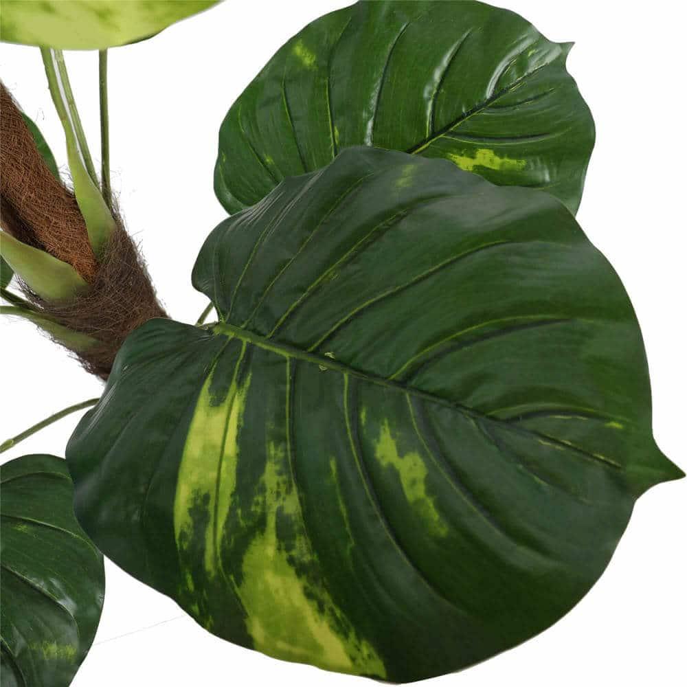 Artificial Potted Pothos Plant with Pole 100cm - Mekamart Australia