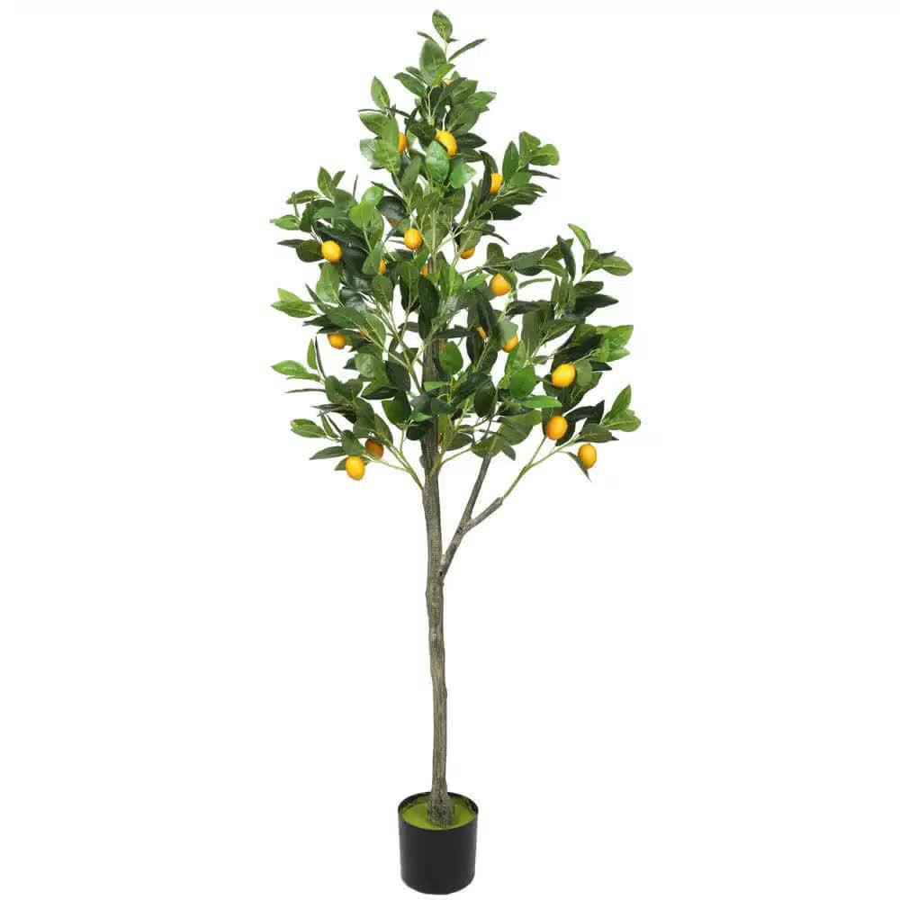 Artificial Lemon Tree (Potted) with Lemons 150cm - Mekamart Australia