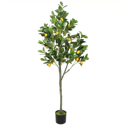 Artificial Lemon Tree (Potted) with Lemons 150cm - Mekamart Australia