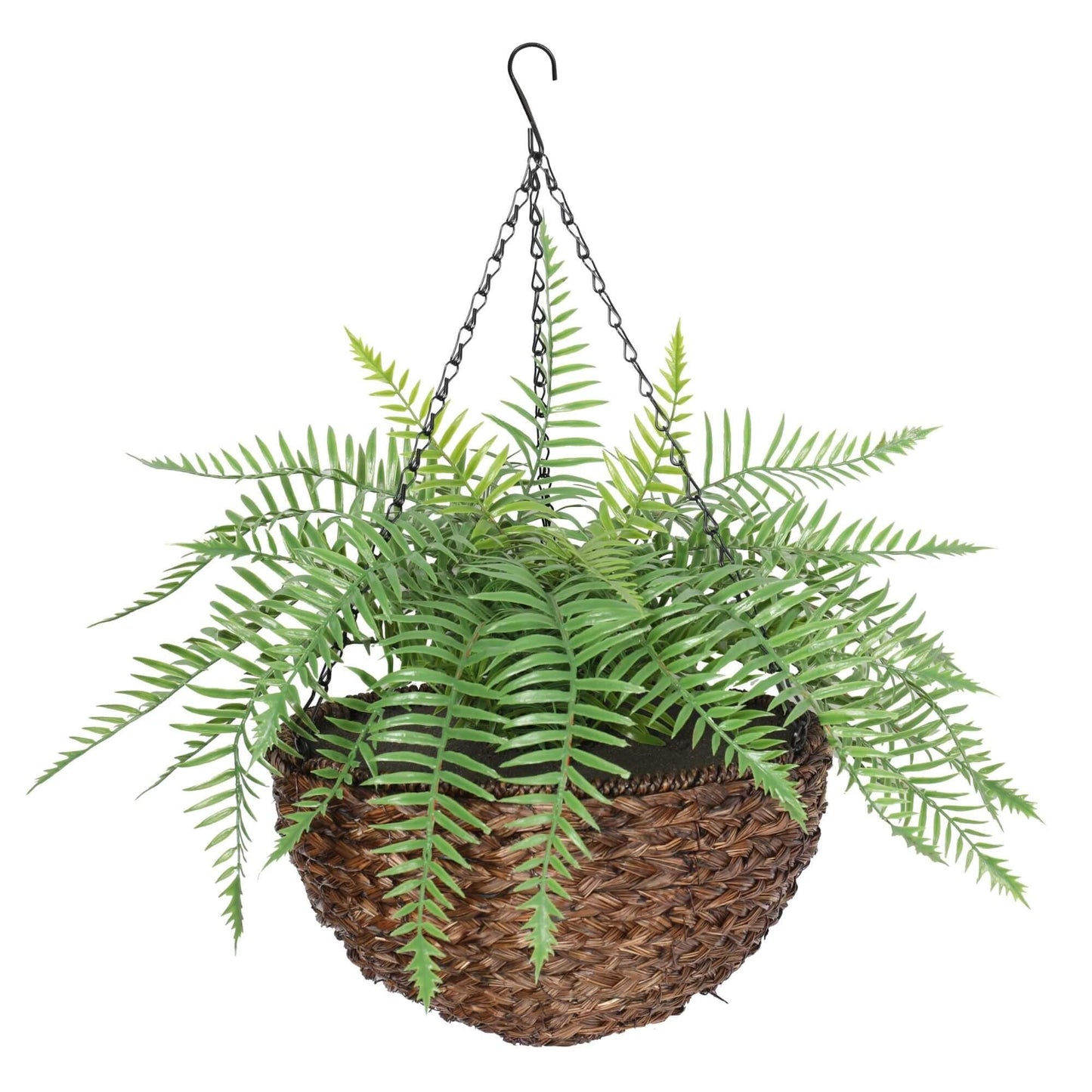 Large Artificial Hanging Basket (Fern Hanging Basket) UV Resistant - Mekamart Australia