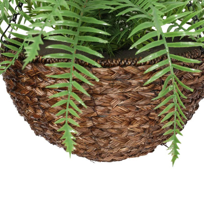 Large Artificial Hanging Basket (Fern Hanging Basket) UV Resistant - Mekamart Australia