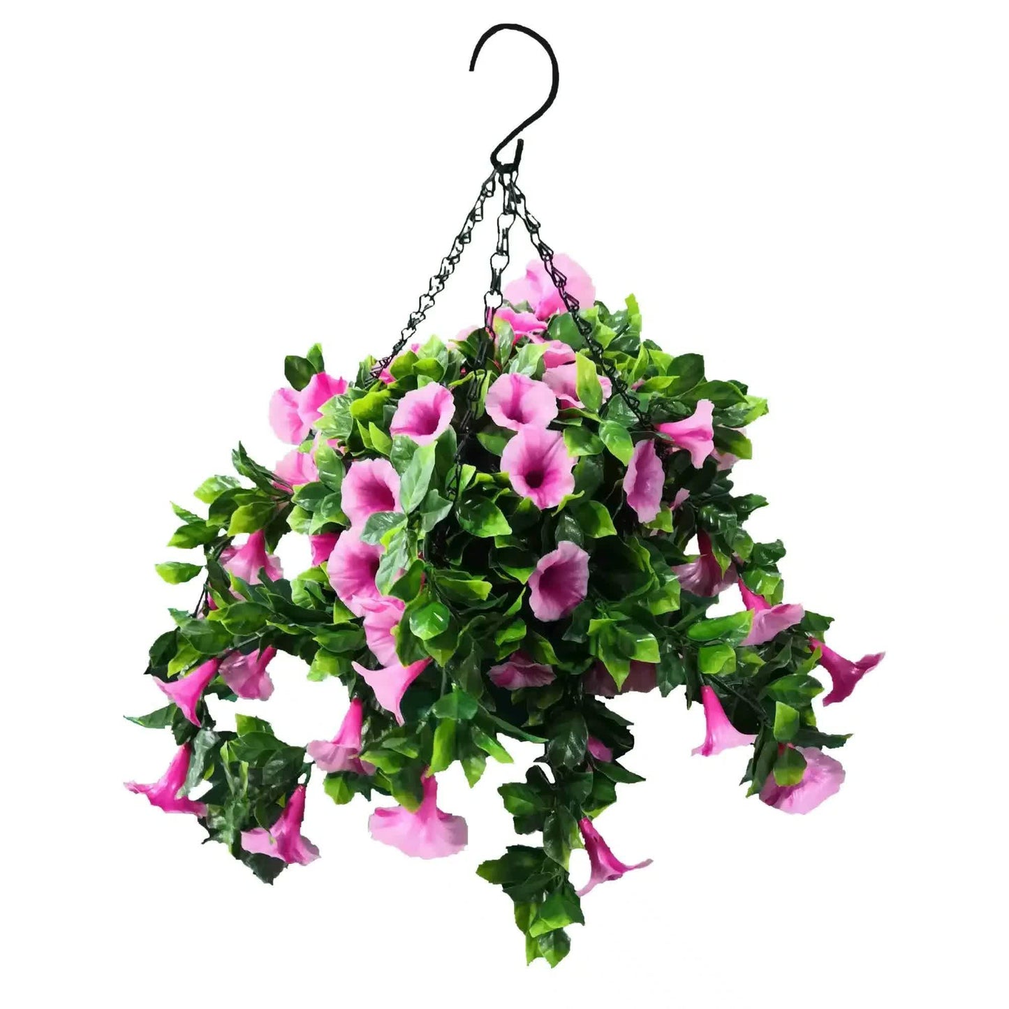 Artificial Petunia Hanging Basket UV Resistant 28cm - Mekamart Australia
