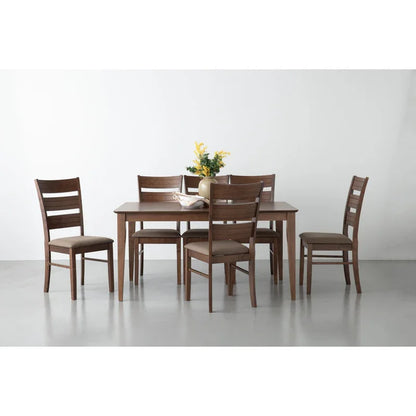 Allergo Dining Table 150cm Timber Dining Table - Cocoa - Mekamart Australia