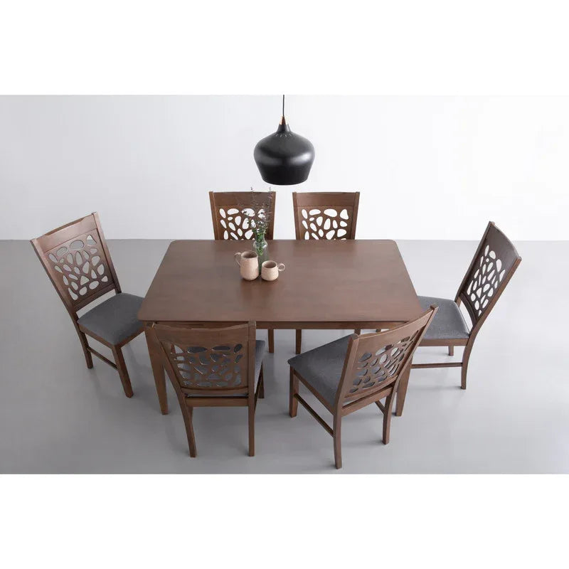 Allergo Dining Table 150cm Timber Dining Table - Cocoa - Mekamart Australia