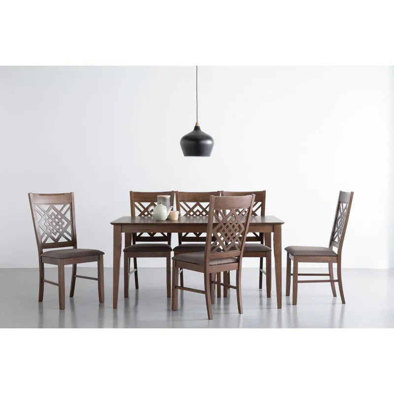 Allergo Dining Table 150cm Timber Dining Table - Cocoa - Mekamart Australia