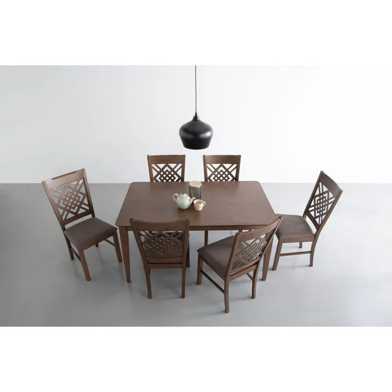 Allergo Dining Table 150cm Timber Dining Table - Cocoa - Mekamart Australia