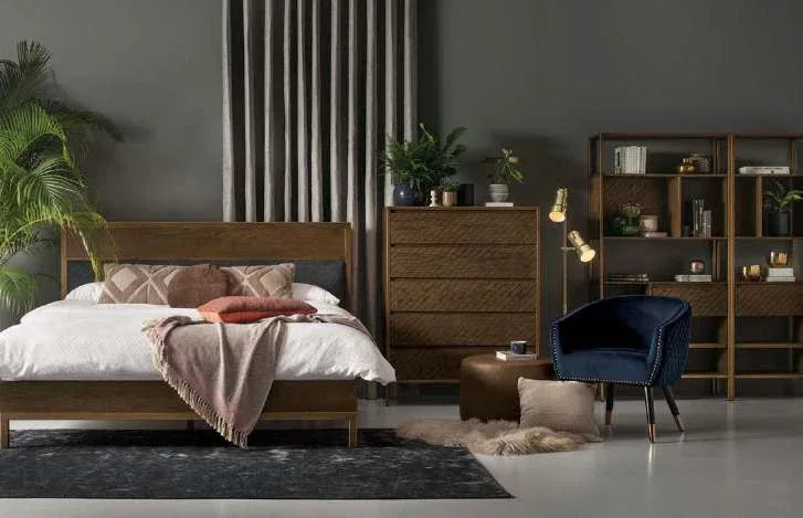 Deniz Lounge Chair Tub Chair Accent Armchair - Blue - Mekamart Australia