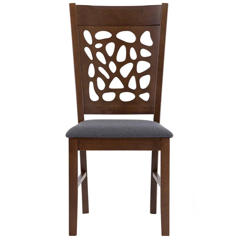 Asbel Timber Dining Chair x2 - Cocoa - Mekamart Australia