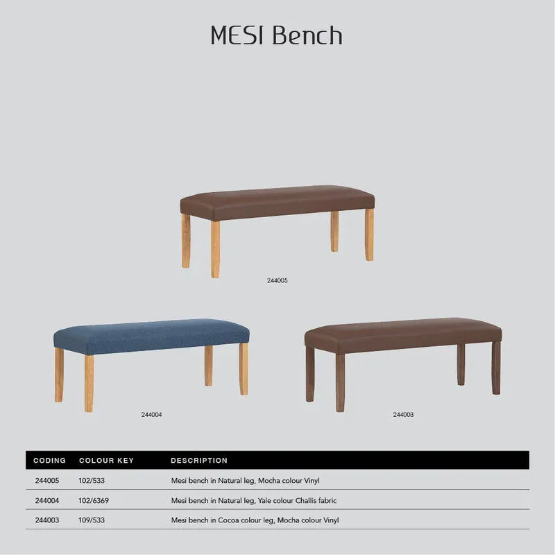 Mesi bench Ottoman - Natural - Mekamart Australia