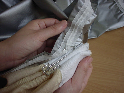 Long Large Velvet Curtains Black 620x270cm with 4m blockout+30 Hook New